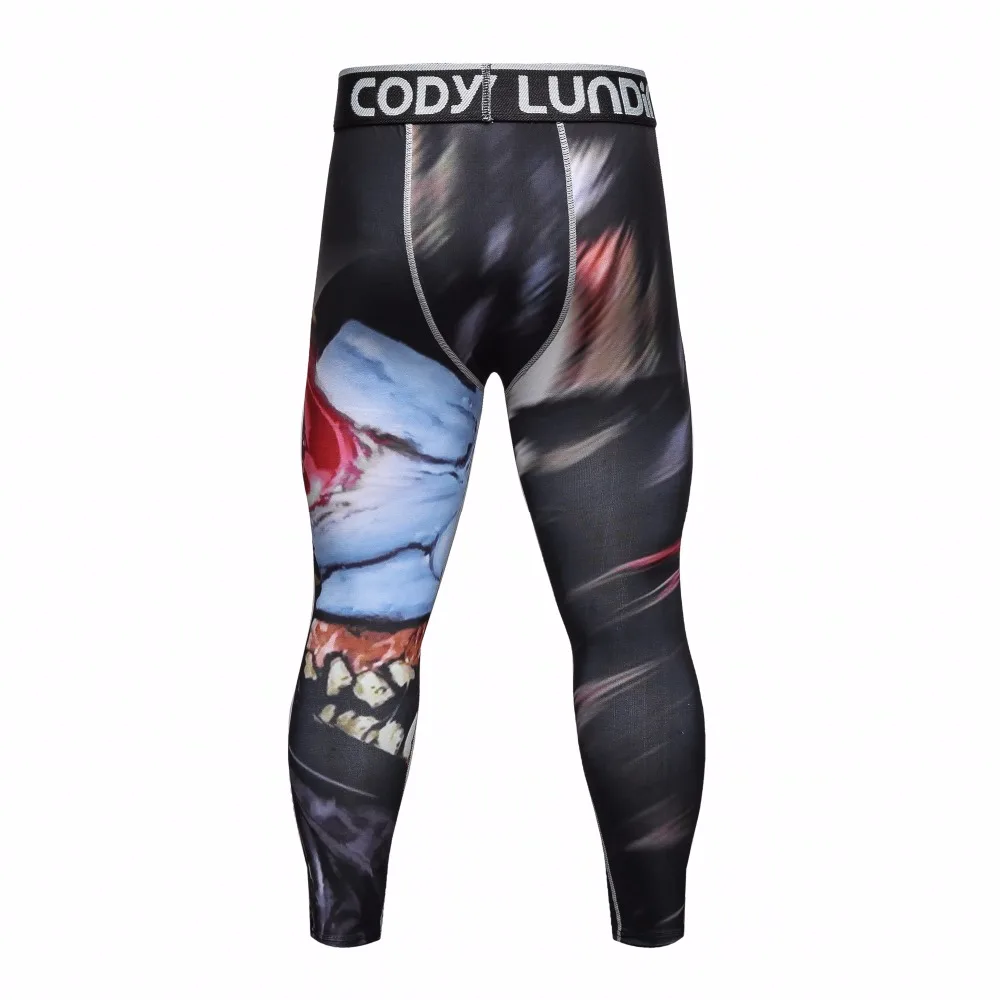 Новинка codylundin мужские компрессионные колготки Бэтмен джоггер колготки длинные штаны Фитнес обтягивающие леггинсы брюки