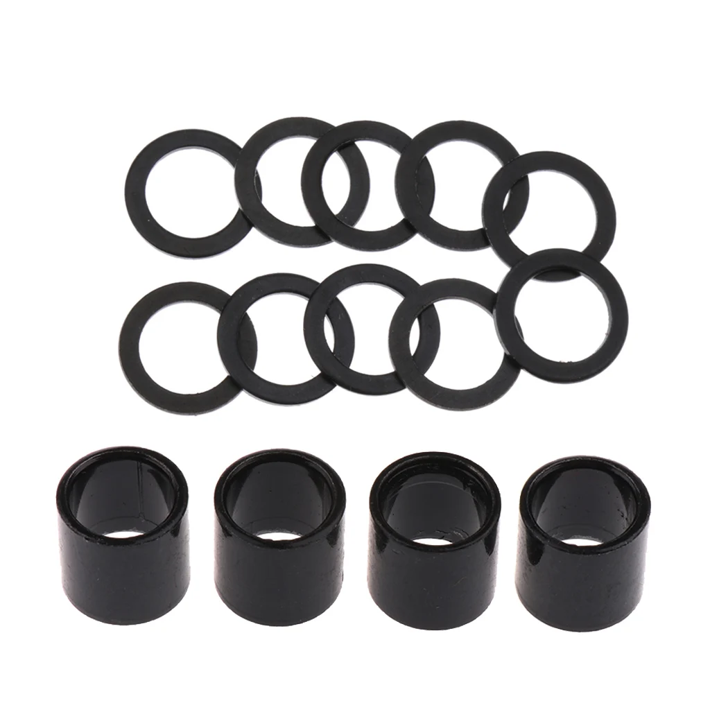  Skateboard Bearing Spacers Washers Kit Skate Board Longboard Repair Rebuild Hardware for Skateboard Cruiser Crooter