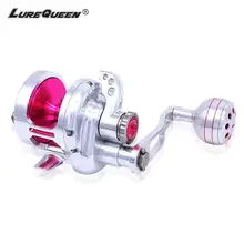 Truscend 6:2:1 Slow Jigging Boat Left/Right Handle Saltwater Trolling Reel Full Metal Overhead Casting Reel Fishing Line Wider full metal jigging reel 2 speed 4 5 1 2 1 1 trolling fishing reel 30kgs power drag deep sea saltwater boat reel right