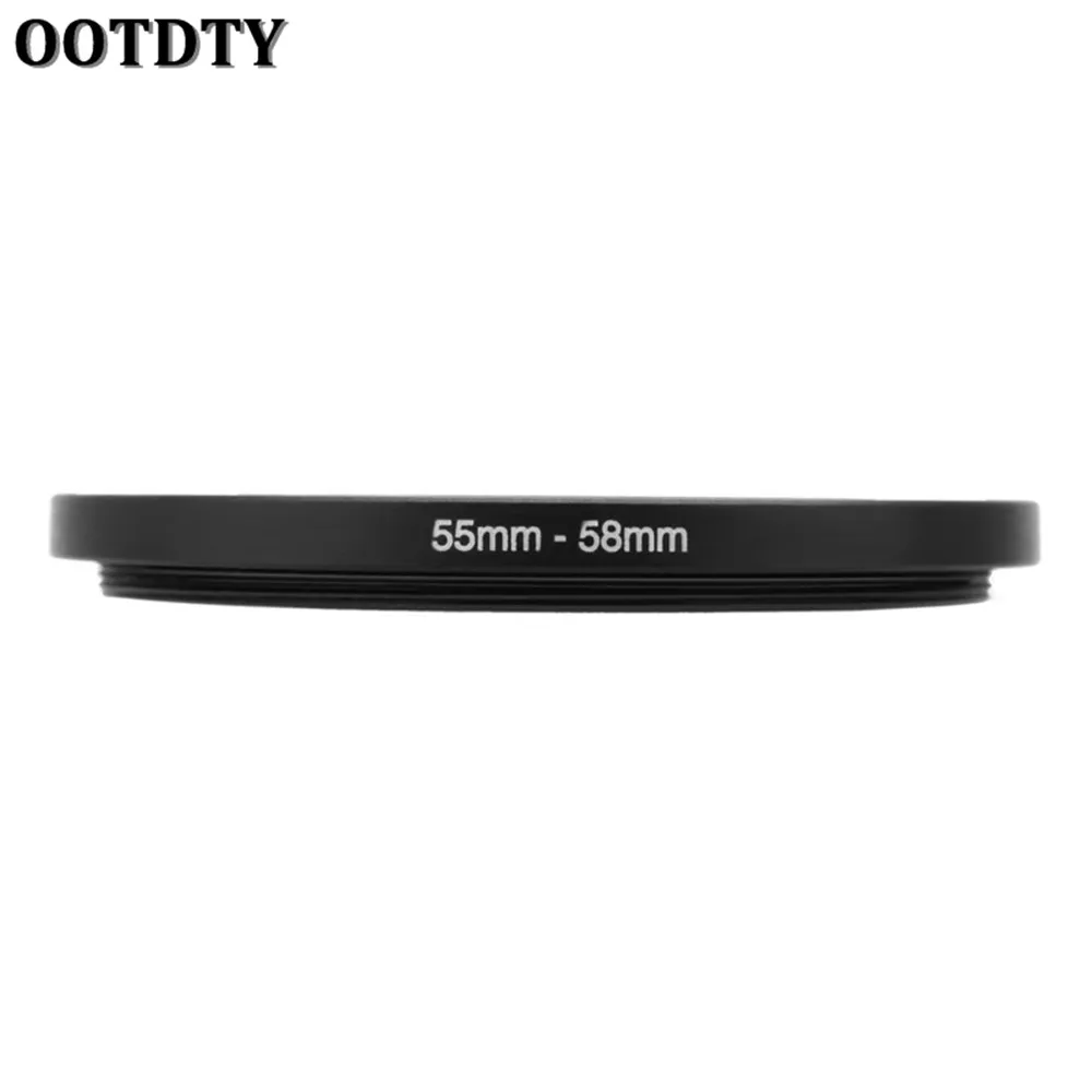 

OOTDTY 55mm To 58mm Metal Step Up Rings Lens Adapter Filter Camera Tool Accessories New