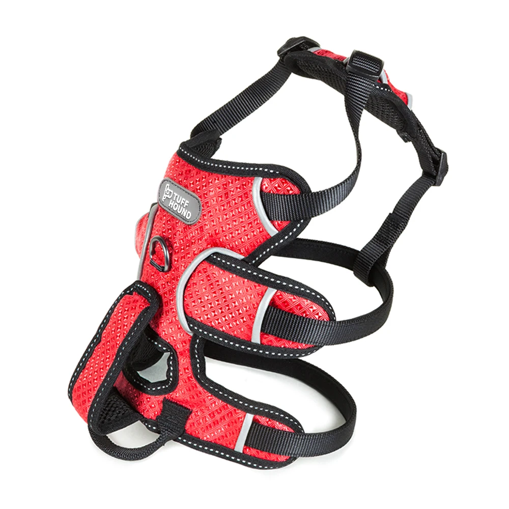 Collars Harnesses Leads Nylon Soft Breathable Dog Harness Control Nylon Mesh Vest harness for