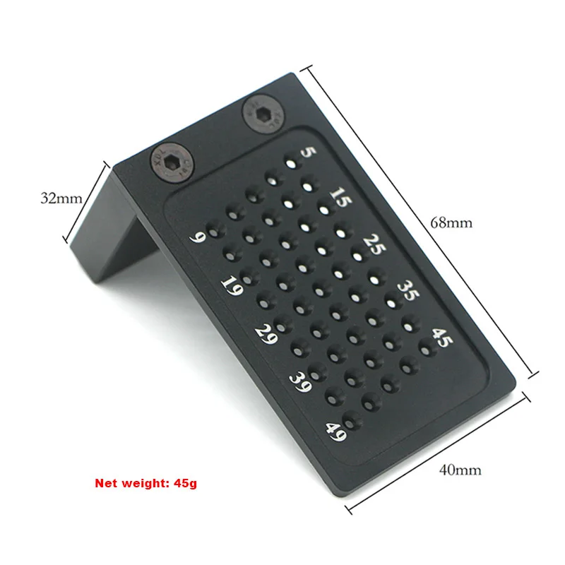 

2019 Hot Newly Precision Woodworking Tools Hole Positioning Metric Marking Line Ruler Carpentry Tool