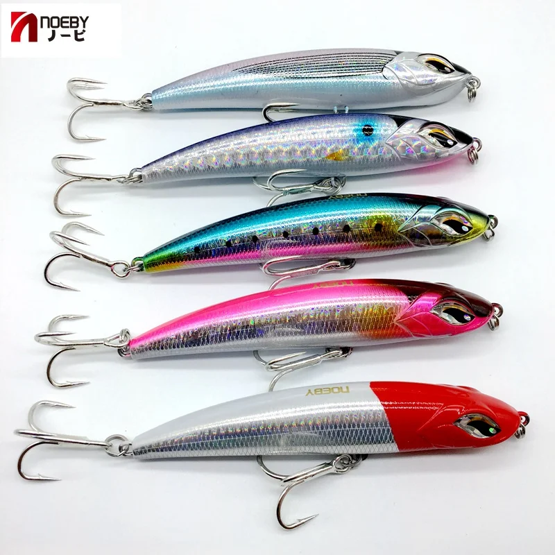 

NOEBY 1 pcs Crayon De Peche Leurre 86g/150mm 5colors 3D yeux Bateau peche Naufrage Crayon leurre 19 New product
