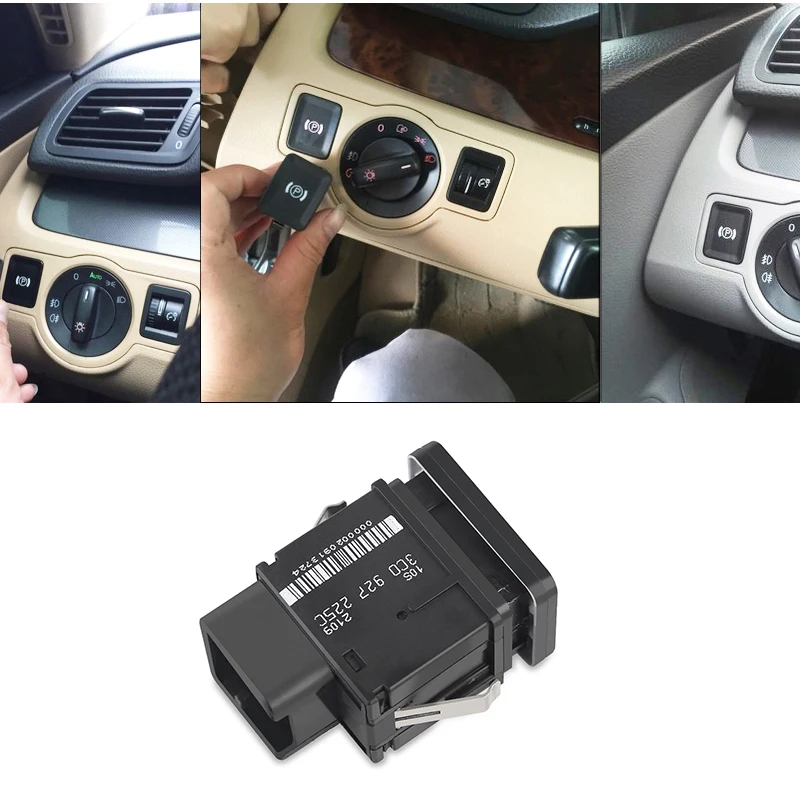 Electronic Parking Brake Switch Button Handbrake For VW Passat R36 B6 C6 Cc 3C0927225C