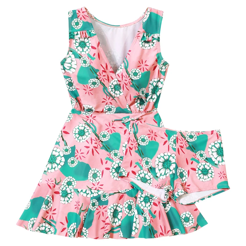 

2019 New Women Printed Two Piece Bikini Tankinis Set Swimwear Push Up Bathing Suit Swimming Dress Beach Wear Swimsuit Swim Suits