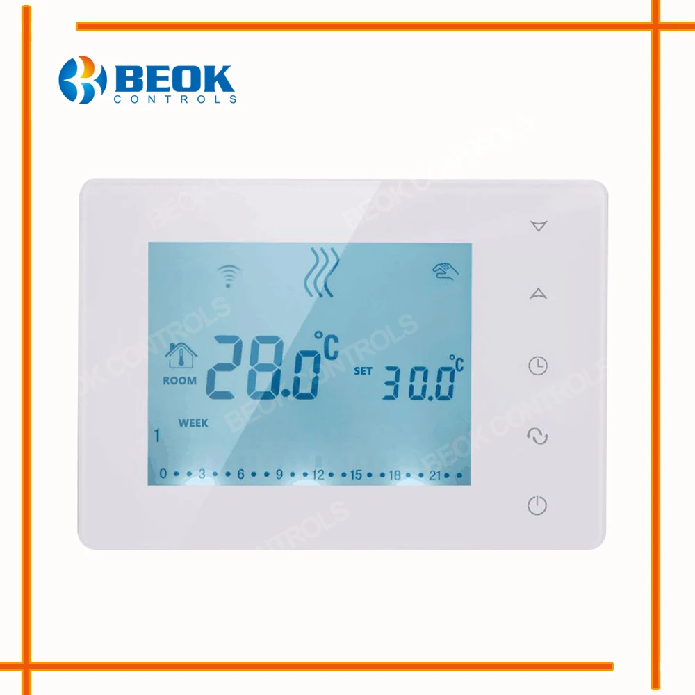 BOT-X306 RF беспроводной термостат для газового котла регулятор температуры комнатное Отопление Питание от батареи