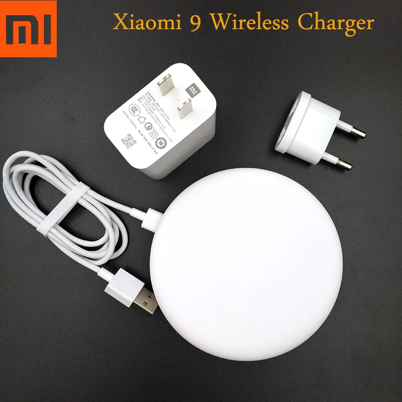 

Xiaomi Qi Wireless Charger 20W Max 15V Smart Quick Charge Adapter 27W 1M Type-C Cable Line For Xiaomi Mi9 MiX 2S 3 Multiple Safe