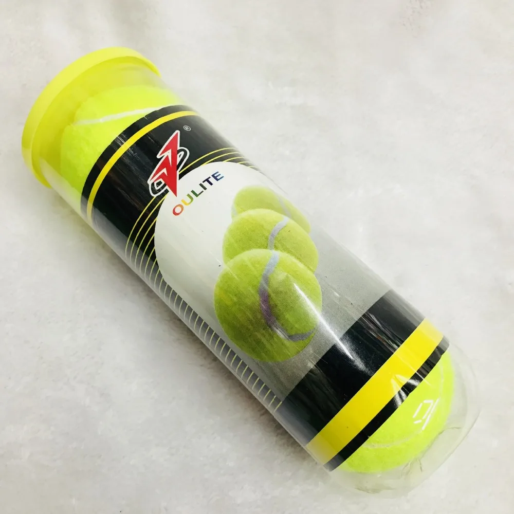 3 PCS Professional High Elasticity Training Tennis Balls Cricket Rubber Tenis Ball Competition Practice Tennisballen Exercises