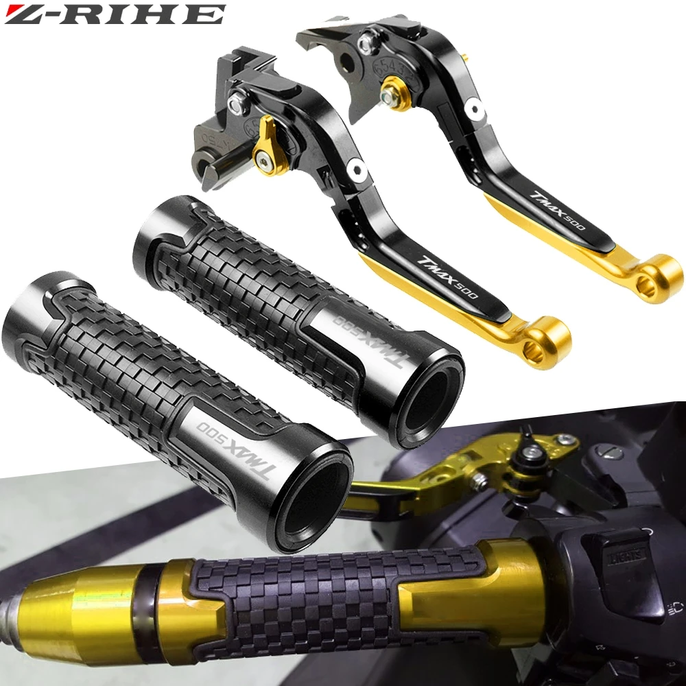

For YAMAHA TMAX 500 2001 2002 2003 2004 2005 2006 2007 Motorcycle Brake Clutch Levers Handlebar grip Handle Hand Grips TMAX 500