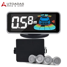2016 new car parking sensor 4 sensors Colorful LCD parking system different sensors colorsparking sensor lcd