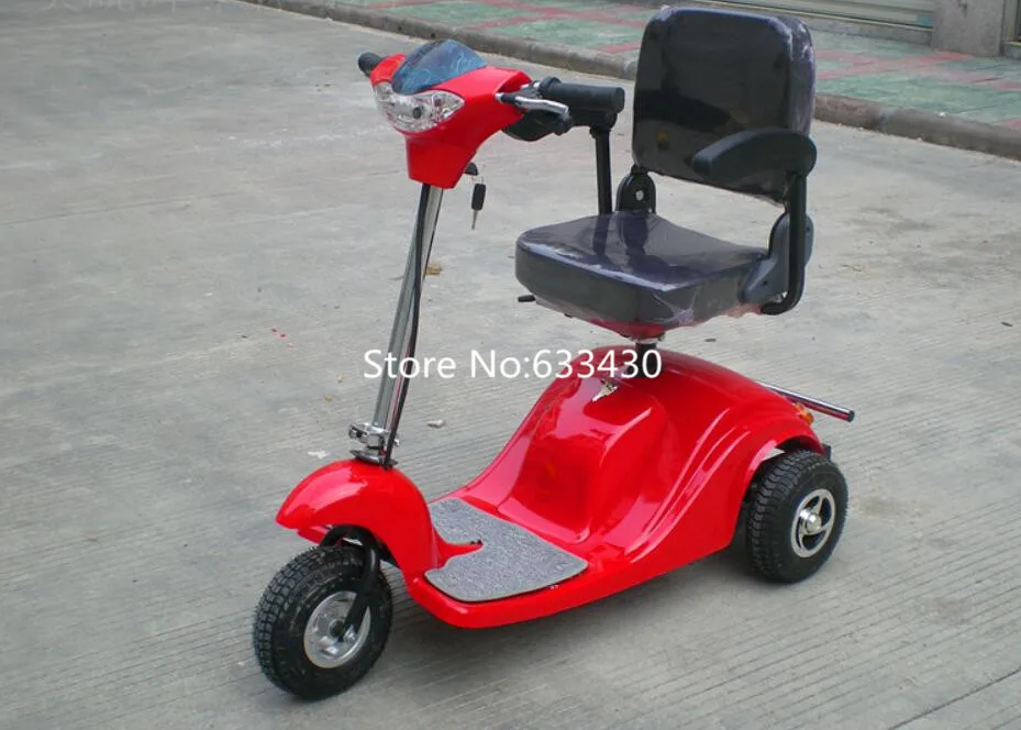 Perfect electric scooter 3 wheels For the old man electric scooter for disabled  Tricycle Electric Car Free Shipping 0