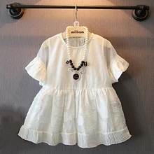2016 Summer Girls Clothes Cotton Lace Princess Dress Costume Baby Deguisement Enfant Evening Party Dress Toddler Girl Clothing