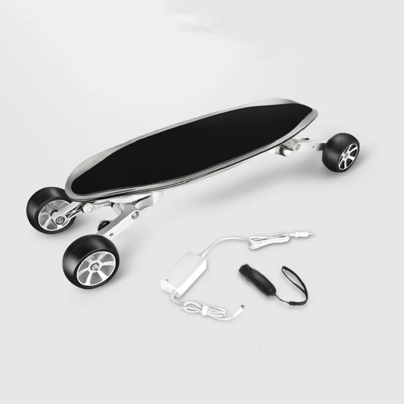 Carbon Fiber Inelligent Electrical Skateboard Cellphone APP And Bluetooth 500W Motor Electrical