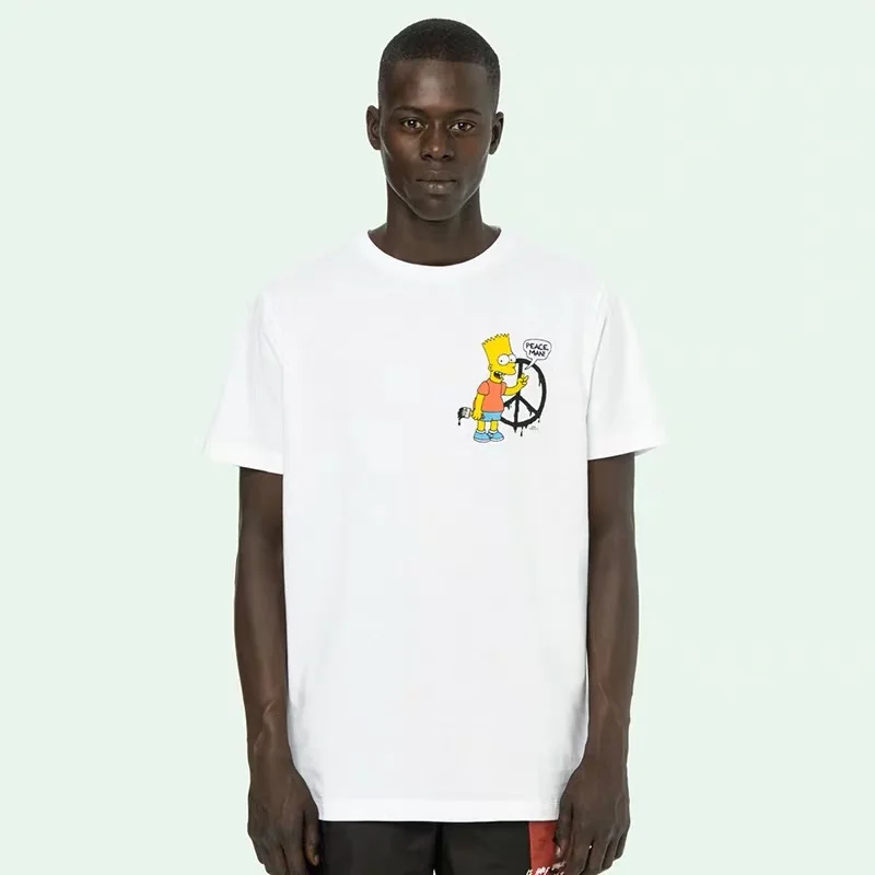 

Simpson T-shirt Men 1:1 High Quality Hip Hop Simpson T Shirt