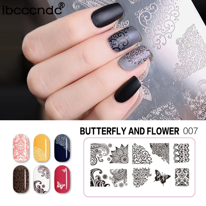 

1PCS 12 Designs Nail Stamping Plates Fashion Lace/Flower/Animal/Dream Pattern Templates for Polish Nail Stamp Nail Art Tools