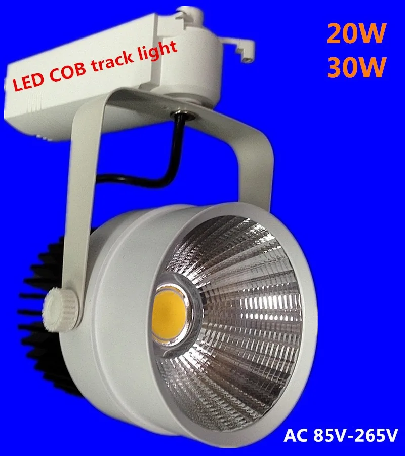 LED Track Light 30W COB Rail Light Spotlight Lamp Replace 300W Halogen