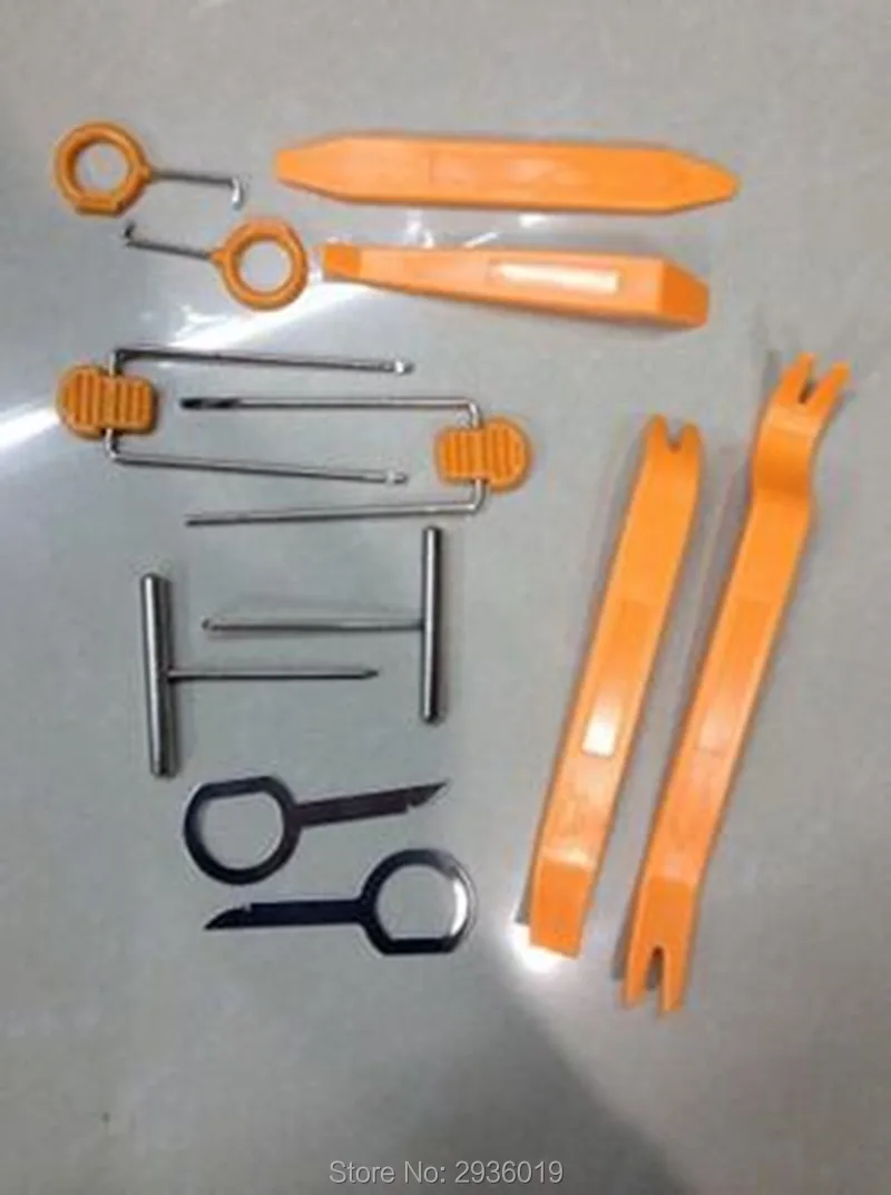 

12PCS Car-styling Removal Installer Pry Repair Tool for Audi a4 a3 q5 q7 a5 b6 b8 a6 c5 b7 c6 audifonos bluetooth accessories