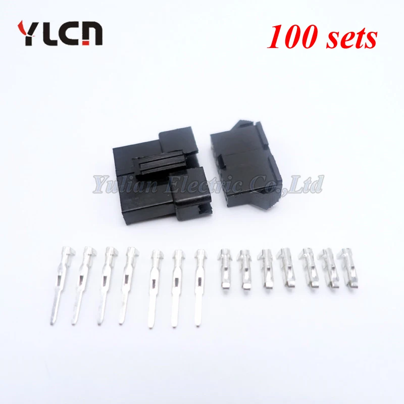 100sets High Quality Connector 7Pin Pitch 2.54MM Female and Male Housing + Terminals SM-7P SM-7R JST SM2.54 | Обустройство дома