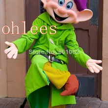 Ohlees гномы дунга талисман костюм на Хэллоуин и Рождество взрослый размер Вечерние мультфильм животных Настроить