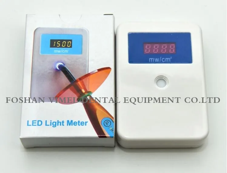 Светодиодный и галогенный стоматологический фотополимеризатор измеритель мощности