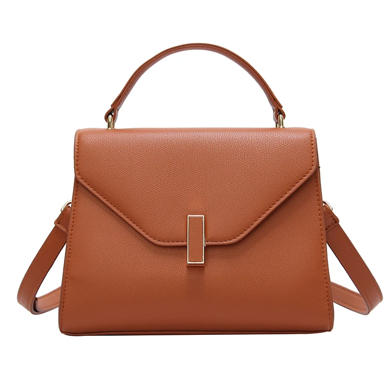 Toposhine модная женская сумка, женская простая повседневная сумка, модная однотонная сумка через плечо, Прямая поставка