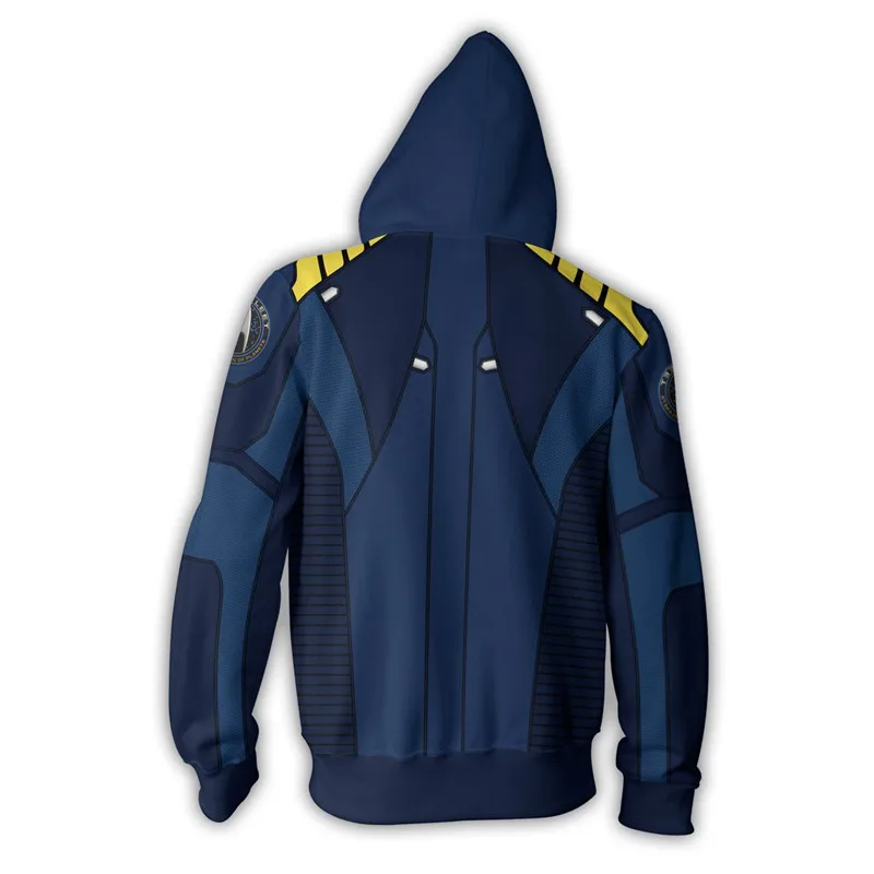Fans Wear STAR TREK Sweatshirt Hooded 3d Printed Hoodies Sweatshirts Halloween Cosplay Men Hoodie