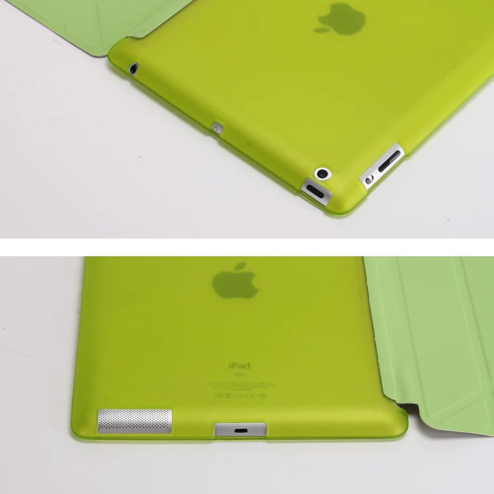 Официальный чехол для Apple ipad 4 3 2 зеркальный кожаный + мягкий умный из ТПУ с