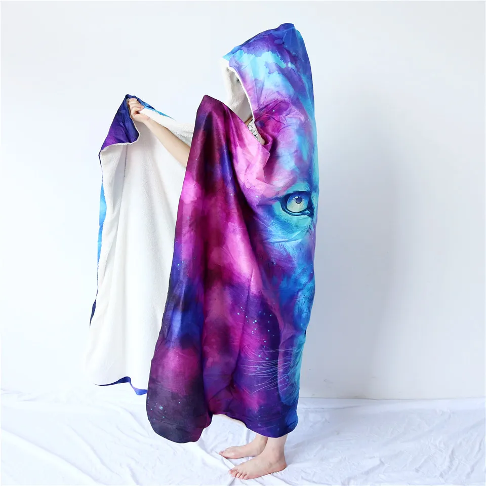Firstborn by JoJoesArt одеяло с капюшоном для взрослых Шерпа флис психоделический Лев 3d принт микрофибра носимое одеяло на кровать диван