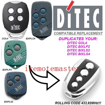 

3pieces FOR DITEC Rolling Code 433,92MHZ Replacement Remote Control