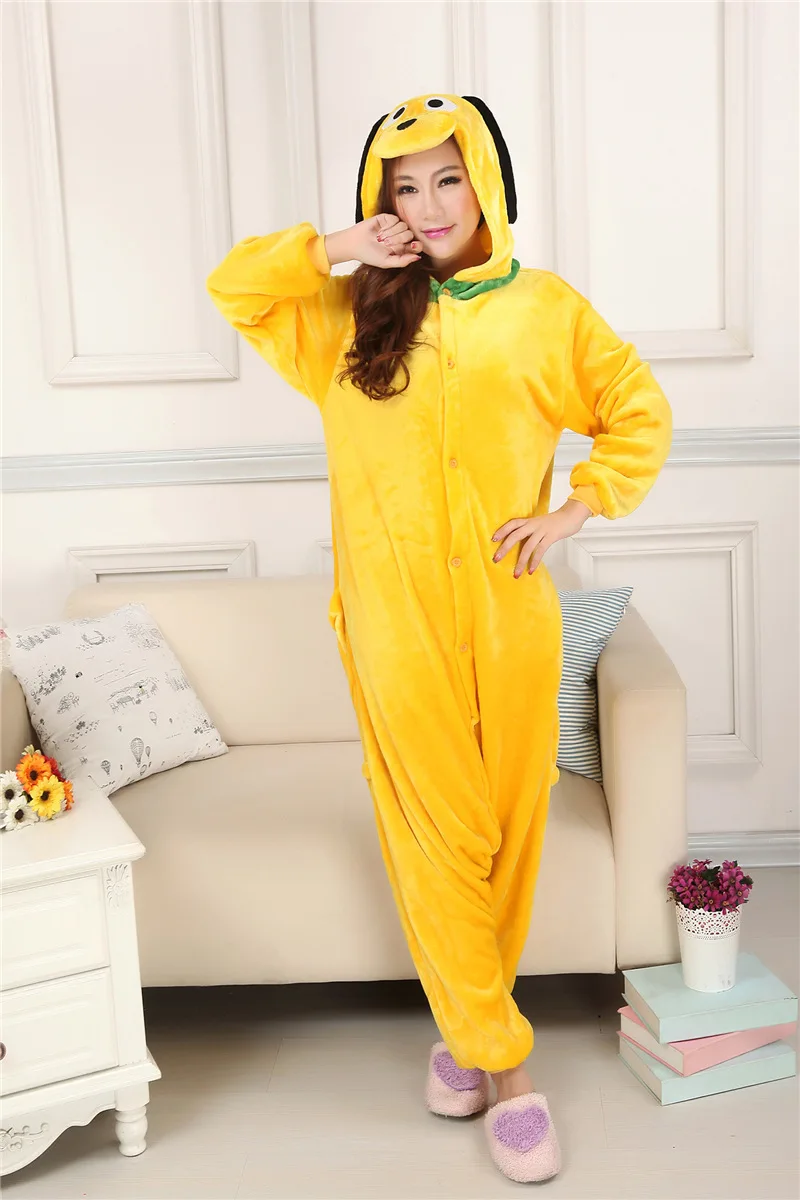 

Unisex Pluto Dog Pajamas Set Sleepsuit Pyjamas Kigurum Halloween Onesie Costume Sleepwear by Newcosplay