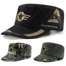 Бейсбольная кепка мужская камуфляжная кепка в Военном Стиле Мужская кепка от солнца с плоским верхом Спортивная повседневная солнцезащитная Кепка