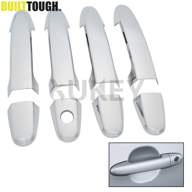 

Fit For Hyundai Santa Fe (Cm) 2007 2008 2009 2010 2011 2012 Chrome Side Door Handle Cover Catch Trim Molding Bezel Garnish