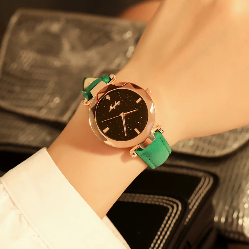 Luxury Brand Women Watches 2018 Fashion Casual Rhinestone Leather Quartz Watch Analog Ladies Dress Watch Relogio Feminino Clock