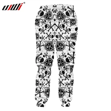 UJWI унисекс спортивные штаны с 3D принтом черепа и слетон тема мужские брюки Модные мужские негабаритных 5XL поставщиков
