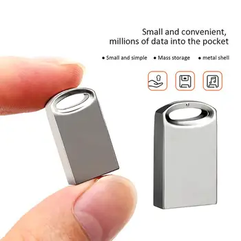 

4/8/16/32/64/128GB Metal Mini U Disk Data Storage Flash Memory USB 3.0 Drive Pen