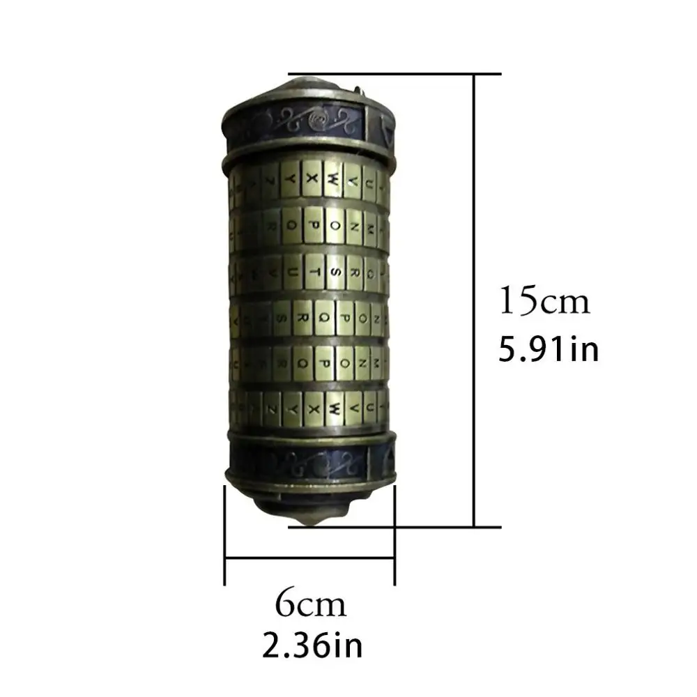 DaVinci кодовый замок с паролем подарок на день Святого Валентина да Винчи Интеллектуальный Стиль кодовый замок креативный персональный креативный Ретро дизайн