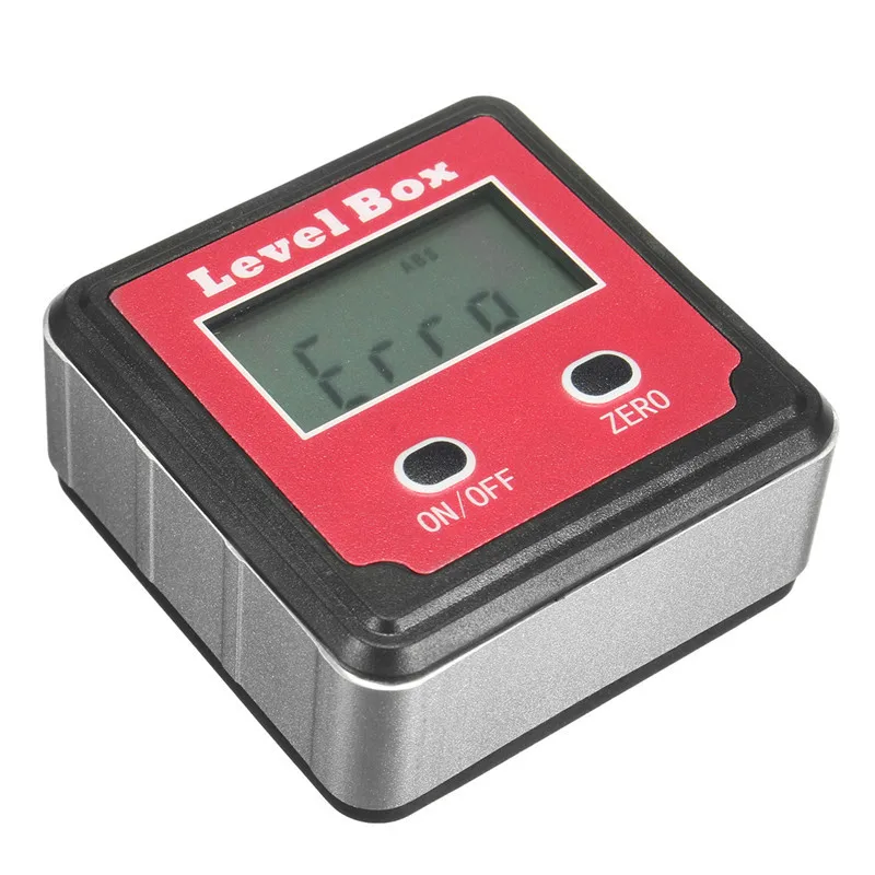 LCD Digital Inclinometer Level Box Protractor Angle Finder Bevel Gauge Magnet