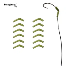 15 шт. линия выравниватель/локоть изогнутый крюк выравниватели для карпа Рыбалка карпа терминал конец снасти Kick Off волосы Rig аксессуары