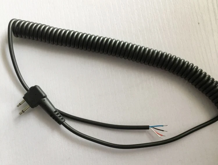 10pcs Replacement 4 Wire Speaker Mic Microphone Cord Cable For Motorola