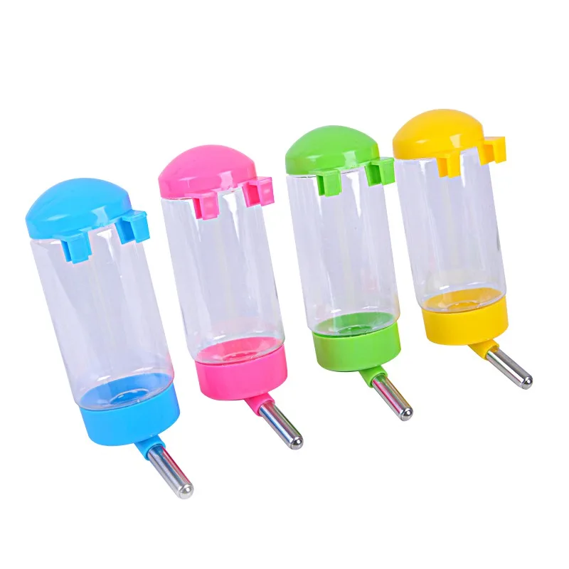 

Plastic Hamster Water Bottle Dispenser Feeder Hanging Pet Dog Guinea Pig Squirrel Rabbit Drinking Head Pipe Fountain