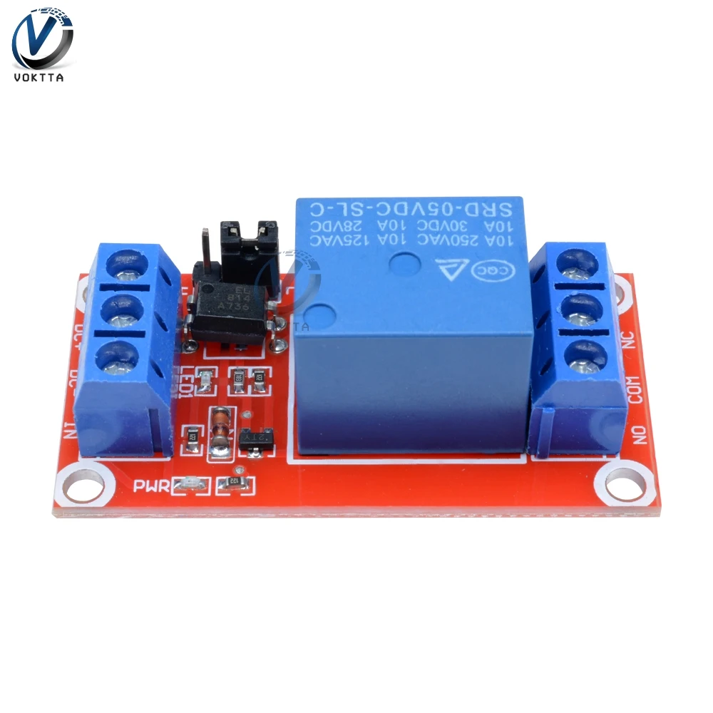 

1 Channel 5V Relay Module Board Timer Delay Relay Shield High And Low Level Trigger Power Supply Module For Arduino Controller