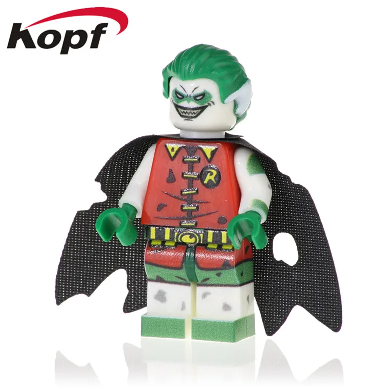 

Single Sale Legoed Building Blocks Daredevil Zombie Robin Deathstroke Wonder Woman Action Figures Dolls For Children Toys PG1718
