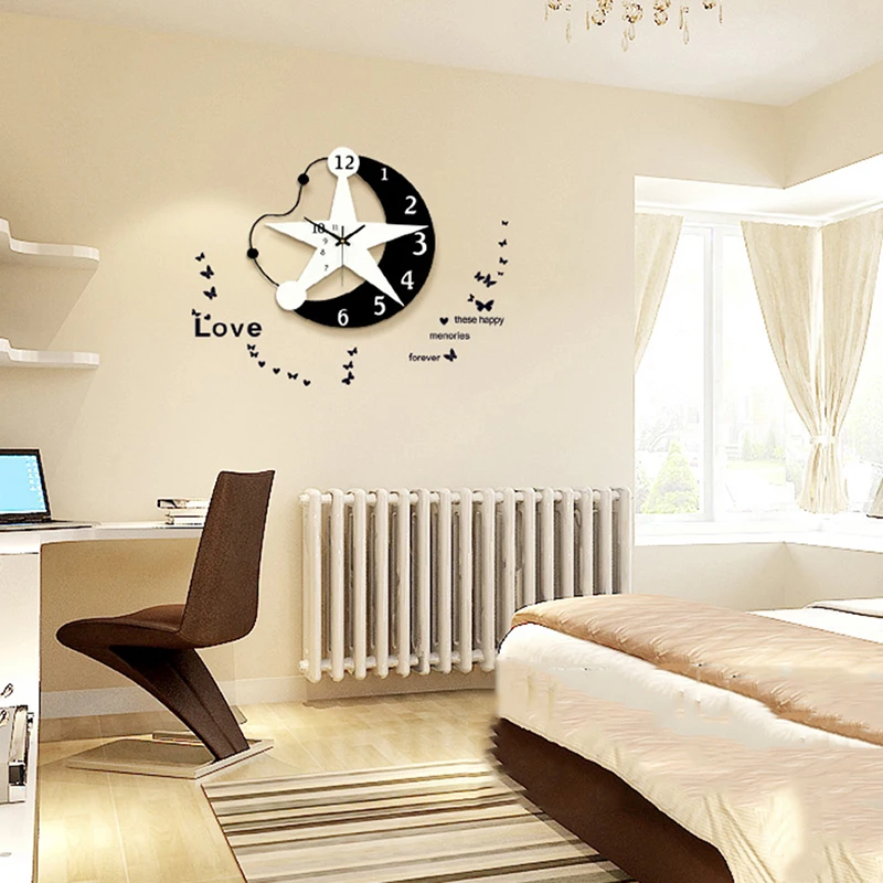  home dekor o clock kiss band clok clock on the wall vintage home decor kitchen sticker wall clocks wall clock modern design clocks for home decor wooden cuckoo clock steven universe queen (11)