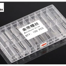 Новинка! 100 шт. винты из нержавеющей стали для Rlx GMT ремешок для часов и т. д. для ремонта часов