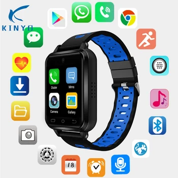 

KINYO popular camera watch 4G bluetooth smart watches heart rate blood pressure monitor GPS wristwatch supporting nano SIM card