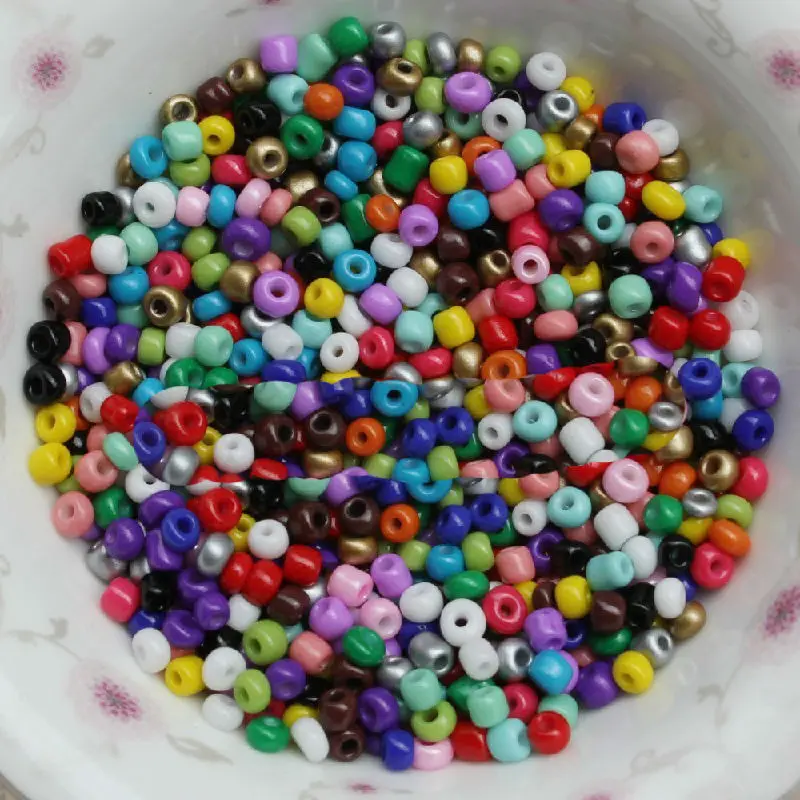 

Free shipping (1000pcs/lot) 2mm Mixed Color Glass Bead Seed Loose Beads/charms For DIY Jewelry Finding (Min.$15-can mix order)