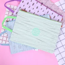 A4 оксфорды из Искусственной ПУ-кожи в стиле в горошек файл мешка для сбора пыли большой Ёмкость Сумка для документов Бизнес Портфели папка для бумаг канцелярские студент подарок