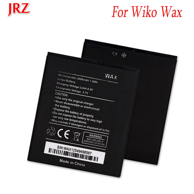 JRZ 2000mAh для Wiko WAX батарея AKKU Аккумулятор телефона | Мобильные телефоны и аксессуары