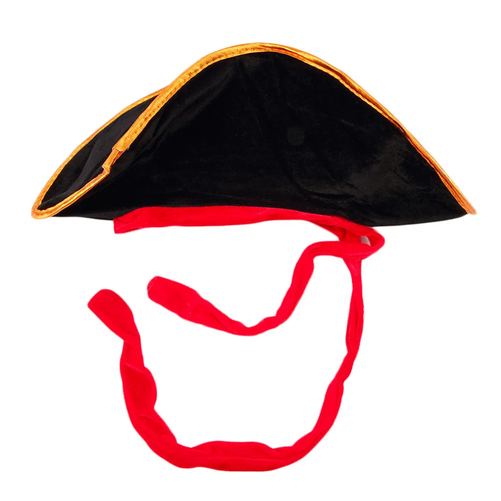 Пиратская детская атласная фуражка капитана череп и перекладина дизайн костюм капитана для Маскарадного Платья вечерние Хэллоуин полиэстер продаж представление дети