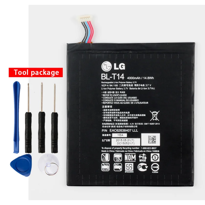 Оригинальная фотобатарея для LG GPAD G PAD F V480 V495 V496 V490 4200 мАч|Аккумуляторы мобильных